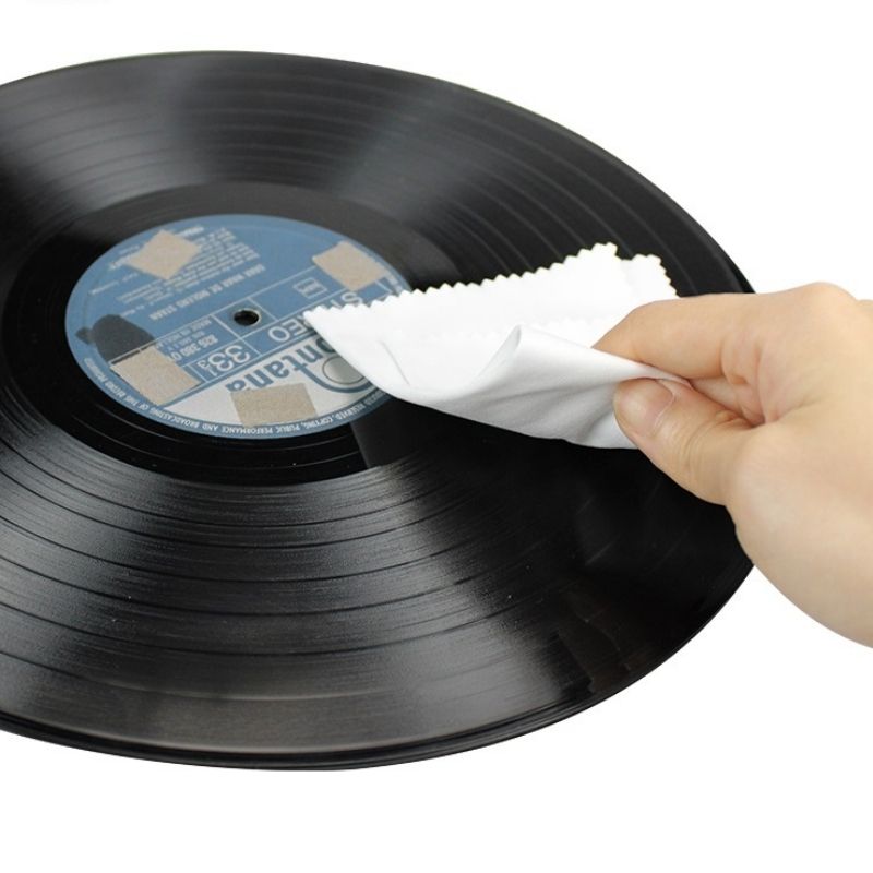 Premium 7 in 1 Vinyl Record Cleaning Kit - Anti-Static, Mahogany Wood, Collectors Edition